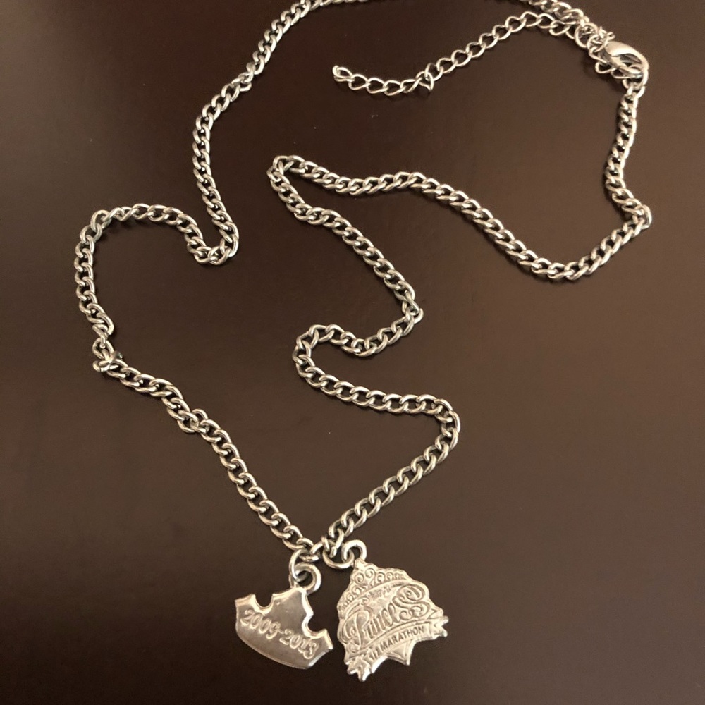 Disney princess half marathon necklace